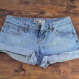 lei Women's Light Blue Denim Shorts